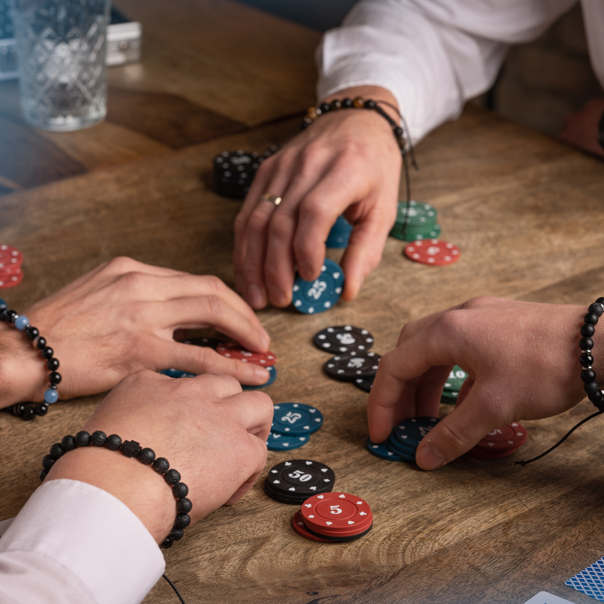 Bransoletka męska Agat Akwamaryn - obrazek 3