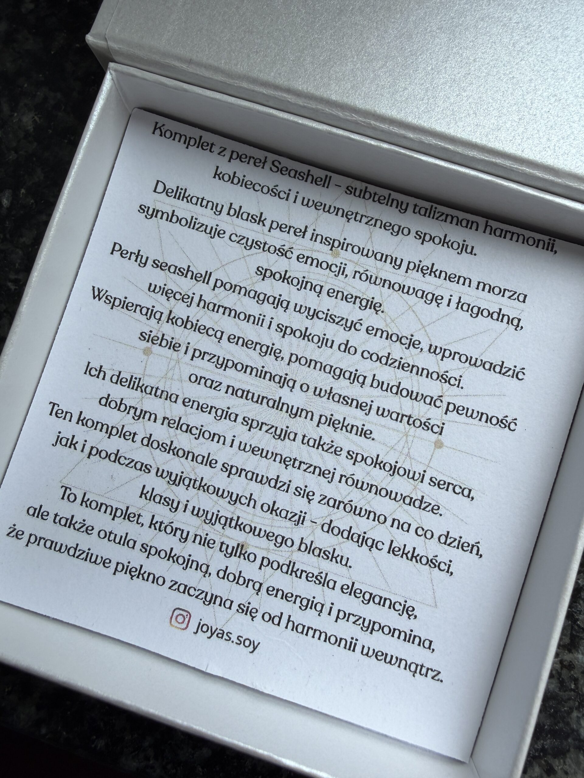 Komplet - Naszyjnik i bransoletka z pereł seashell - obrazek 3