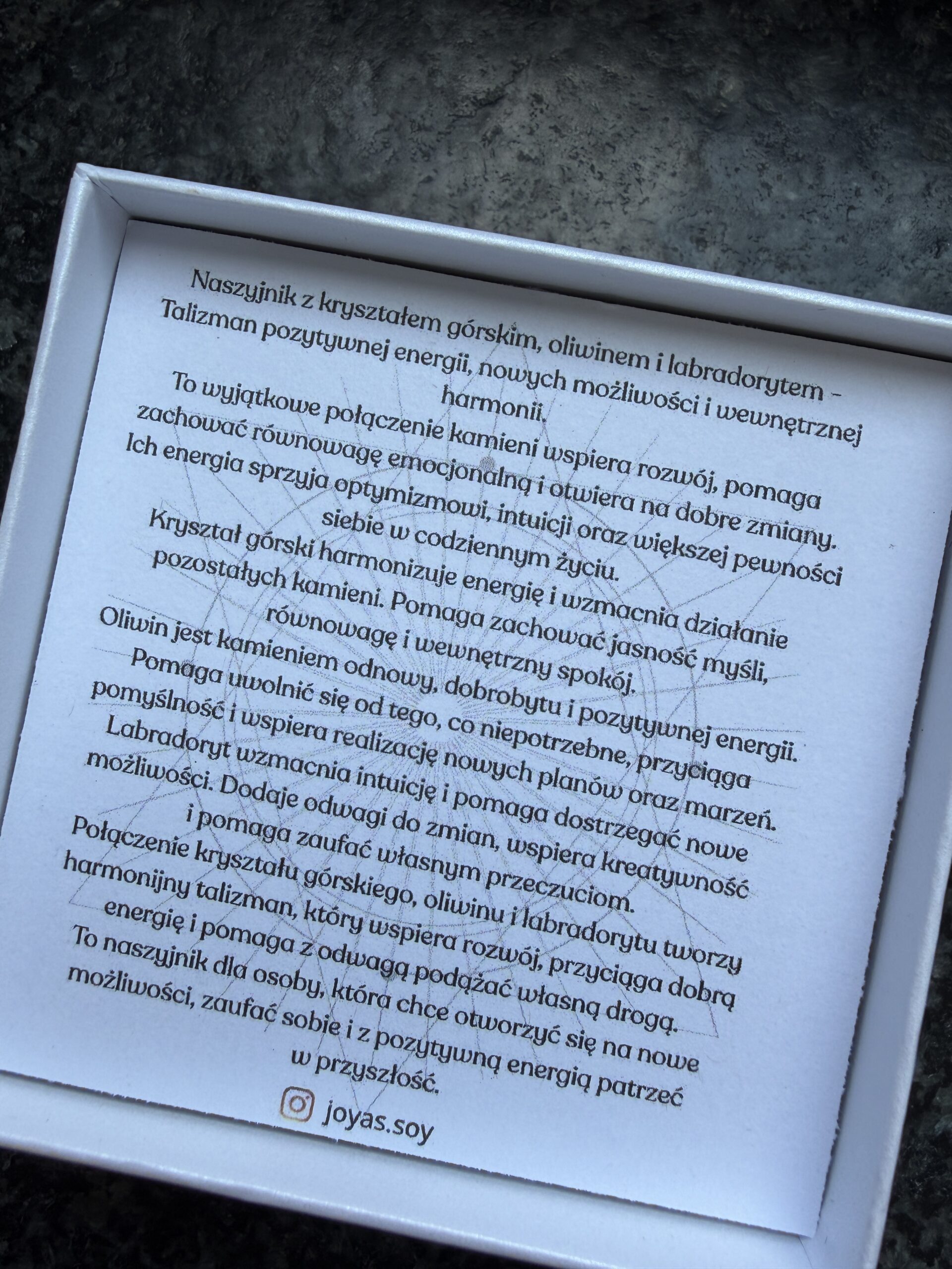 Naszyjnik - Talizman pozytywnej energii, nowych możliwości i wewnętrznej harmonii - obrazek 2