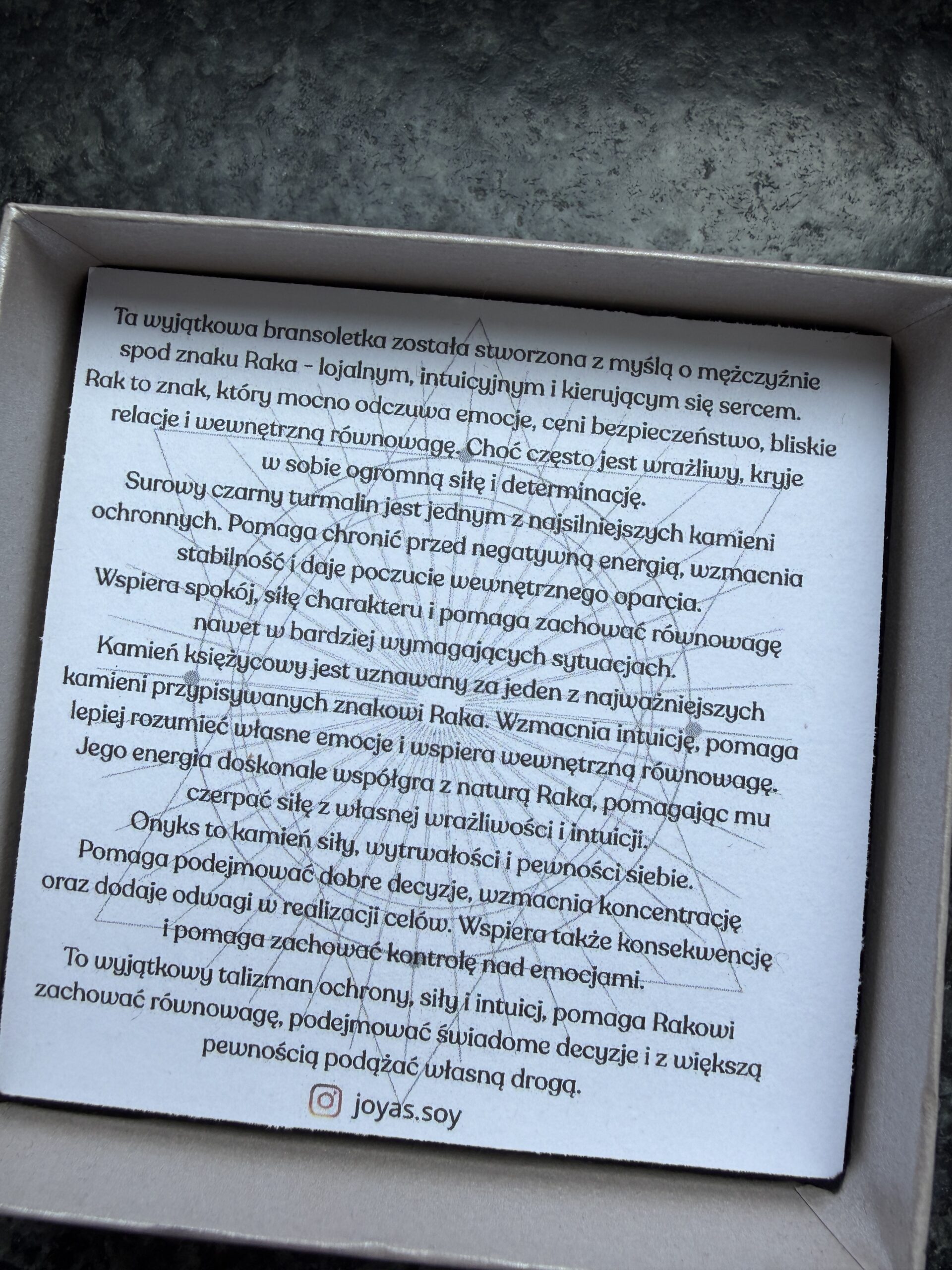 Bransoletka dla Zodiakalnego Raka ♋ - obrazek 3