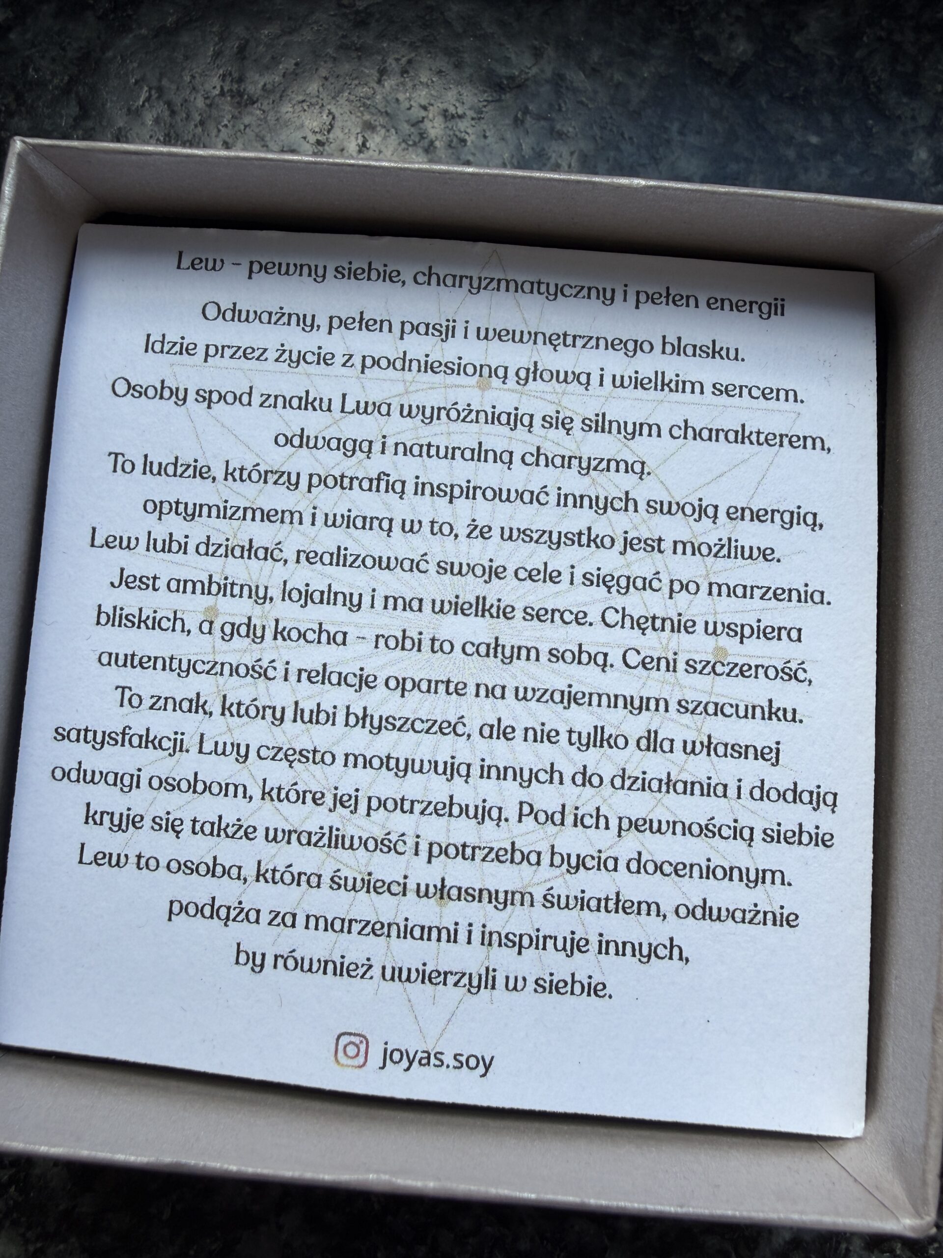 Naszyjnik dla Zodiakalnego Lwa ♌ - obrazek 3